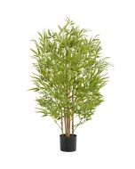 Árbol de bambú artificial, textura realista y gran volumen, 120 cm