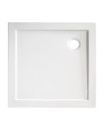 Ondee - plato de ducha yqua - antideslizante - 90x90cm - acrílico - blanco