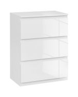 Cómoda con cajone 55x34x75 cm color blanco Homcom