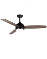 Ventilador de techo kekai siroco negro dc 132x40cm 55w negro con aspas de m