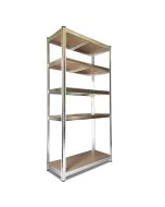 Estantería metálica galvanizada nyana home 875kg 5 baldas 180x90x40cm