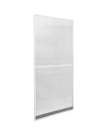 Tectake mosquitera aluminio malla fibra vidrio recortable resis, blanco
