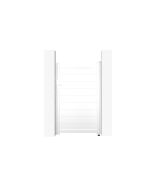 Puerta de jardin alumino"eiger" blanco - 1m x 160cm