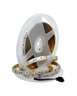 Tira LED 12v rgb 60 LEDs/metro exterior ip65 smd5050. Bobina 5 mts