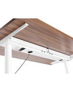 Bandeja de cables para escritorio regulable eléctrico tracie blanco