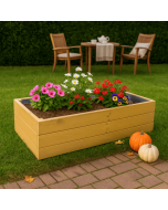 Jardinera de madera eko de pino tratada vidahuerto  120x60x30 cm.