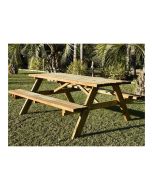 Mesa picnic clásica 177x152x71 cm