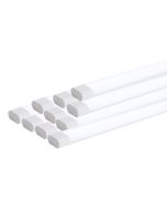 Pack 10 luminarias LED 120cm 36w 4500lm 6000k frío difusor mate