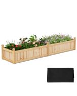 Bancal elevado rectangular 227 x 59,5 x 40 cm