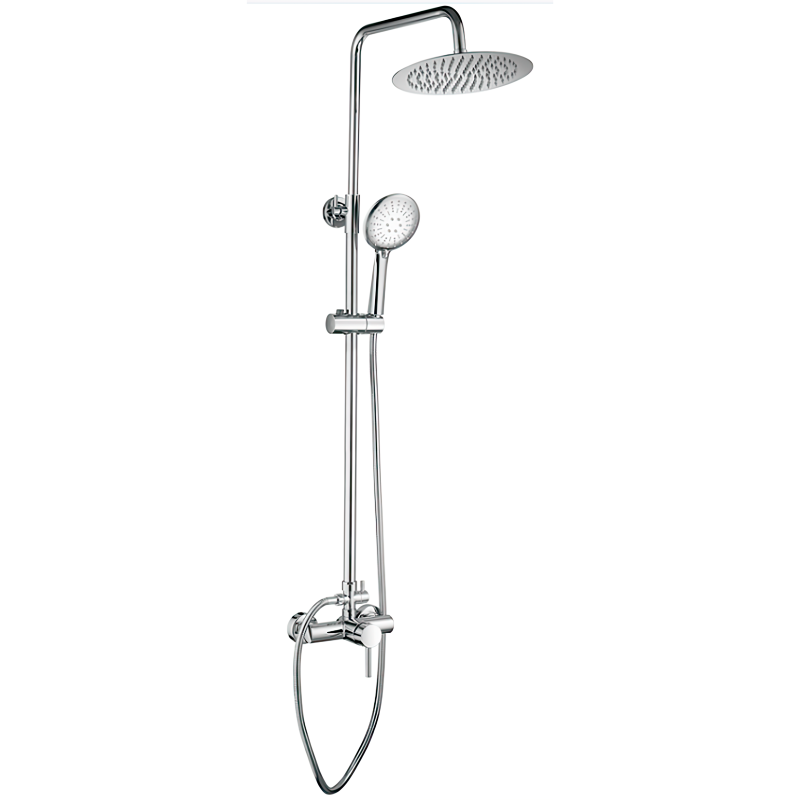 Barra de cortina, barra de ducha extensible sin taladrar, diseño de cabeza  de tornillo ajustable para baño/ducha
