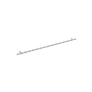 Tirador para muebles de acero, dist entre eje 448 mm