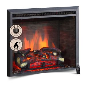 Chimenea eléctrica BALDERIA Calida 26 - chimenea empotrable - negro