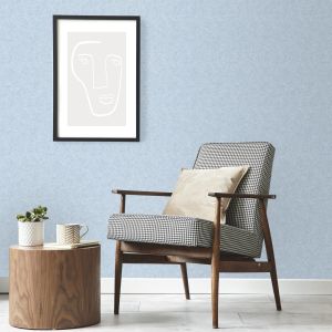 Papel pintado tnt textura mini azul