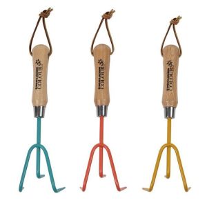 Azada de flores 3 puntas - mango fresno ergonómico - 28,5 cm