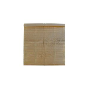 Persiana de madera | 90 x 160 cm - ocre (pintada)