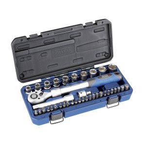 Llaves vaso alyco 1/2'' jgo.38pzas.