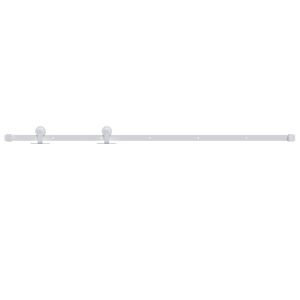 vidaXL kit herrajes para puertas correderas de acero blanco 200 cm