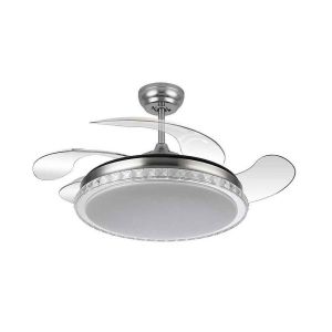 Ventilador de techo LED "biliku" regulable con control remoto (72w 3cct 612