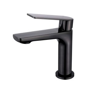 Grifo monomando bidé sky bath negro cristal serie glory