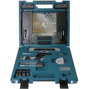 Caja de 104 accesorios de taladrado y atornillado sds max - Makita d-31778