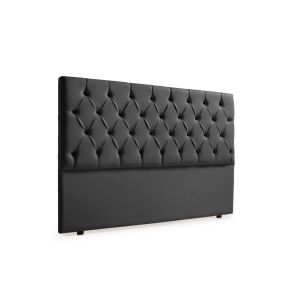 Cabecero tapizado capri polipiel 220x120x12 cm - moonia