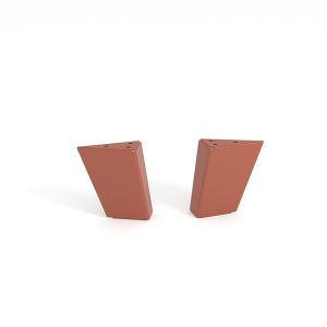 Pata para mueble rei 995 | 90x40x100 mm | terracota | 2 uds. | acero