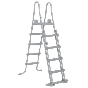 Bestway flowclear escalera de piscina de seguridad 4 escalones 132 cm