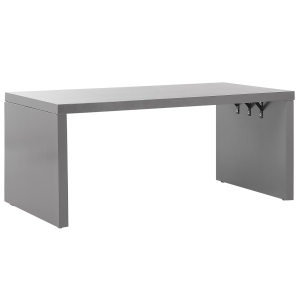 Mesa de jardín taranto 180 cm 90 cm cemento gris