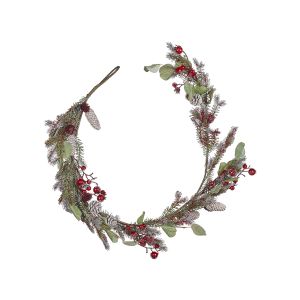 Guirnalda de navidad irun 150 cm rojo