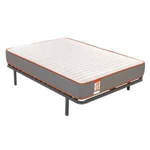 Colchón 105x190+somier funk 16 láminas 24cm montaje+retirada incluida