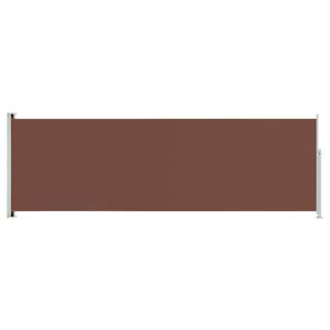 vidaXL toldo lateral retráctil de jardín marrón 200x600 cm