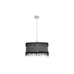 Lampara de techo hilos negro  40cm
