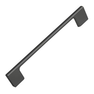Tirador abs 160mm pintado negro mate, lote de 36
