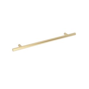 Tirador para muebles de acero inox, dist entre eje 224 mm,