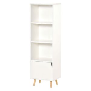 Estantería 40x30x129.5 cm color blanco Homcom