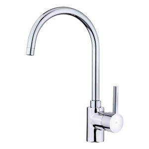 Grifo teka ark 915 cromo caño alto giratorio diseño moderno