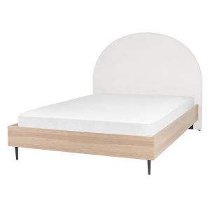 Cama tela millay 140 x 200 cm blanco crema