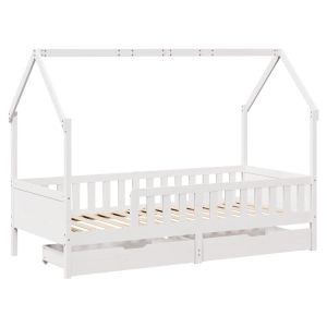 vidaXL estructura de cama para niños con cajones madera pino 80x200 cm