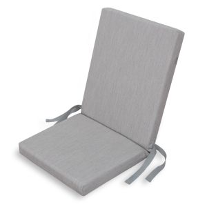 Cojin para silla con respaldo chillvert pacific 92x45x6 cm gris claro desen