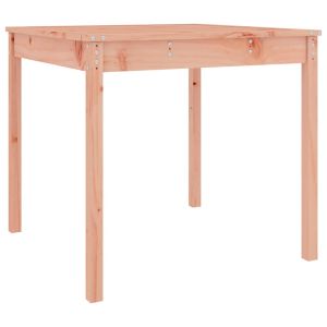 vidaXL mesa de jardín madera maciza de abeto douglas 82,5x82,5x76 cm