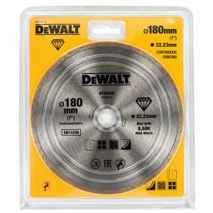Dewalt dt40206-qz - disco de corte de diamante 180mm x 22.2mm