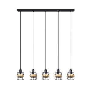Zenda chandelier 5xe14 black