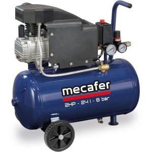 Compresor - mecafer - 425793 - azul - 24 l - 2hp - 8 bar