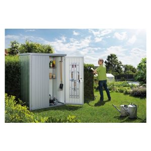 CASETA ARMARIO METALICO BIOHORT 90 COLOR PLATA