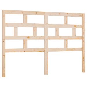 vidaXL cabecero de cama madera maciza de pino 166x4x100 cm