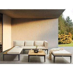 Conjunto de jardín beige claro bracciano