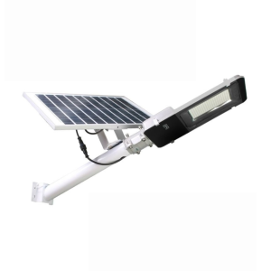 Farola LED solar city 100w, 2000 lm, panel orientable luz fría 6000k