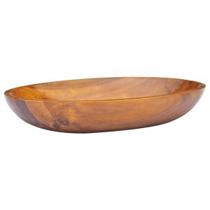 vidaXL lavabo de madera maciza de teca 60x40x10 cm