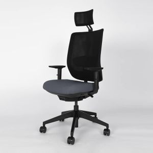 Actiu trim silla  ergonomica space gray - con cabezal