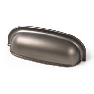 Tirador de cuenco 64mm abs plata mate, lote de 36